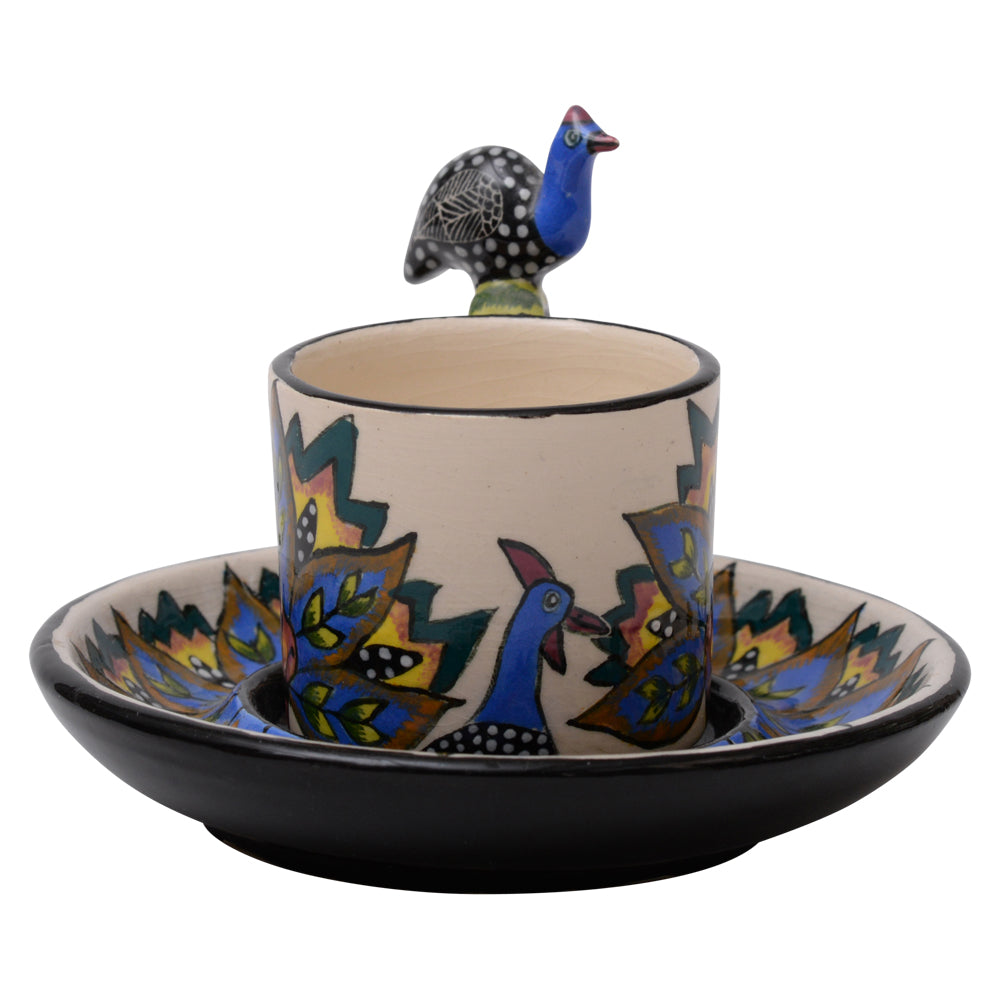 Hoopoe Espresso Cup and Saucer