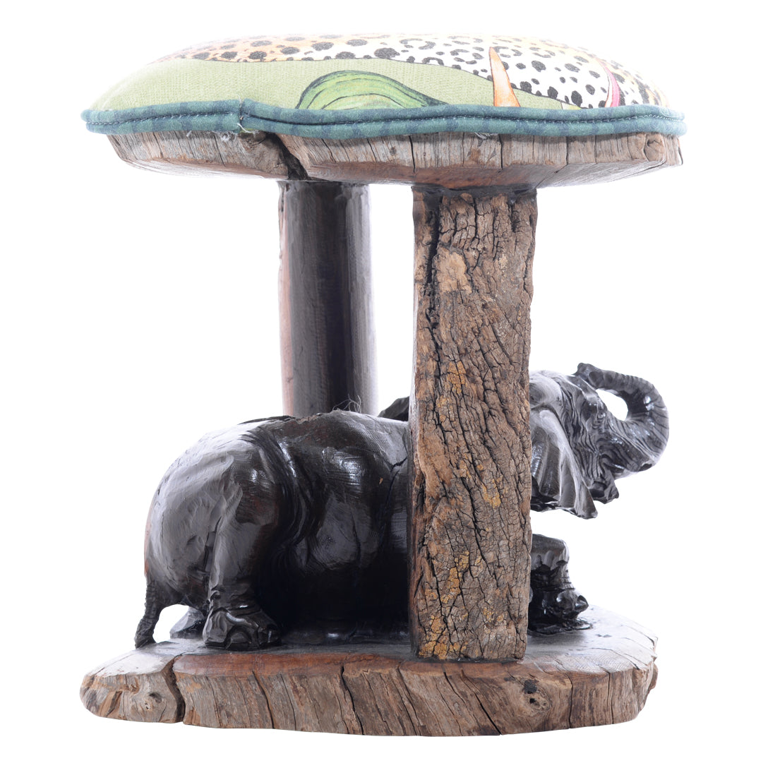 Elephant Batonga footstool