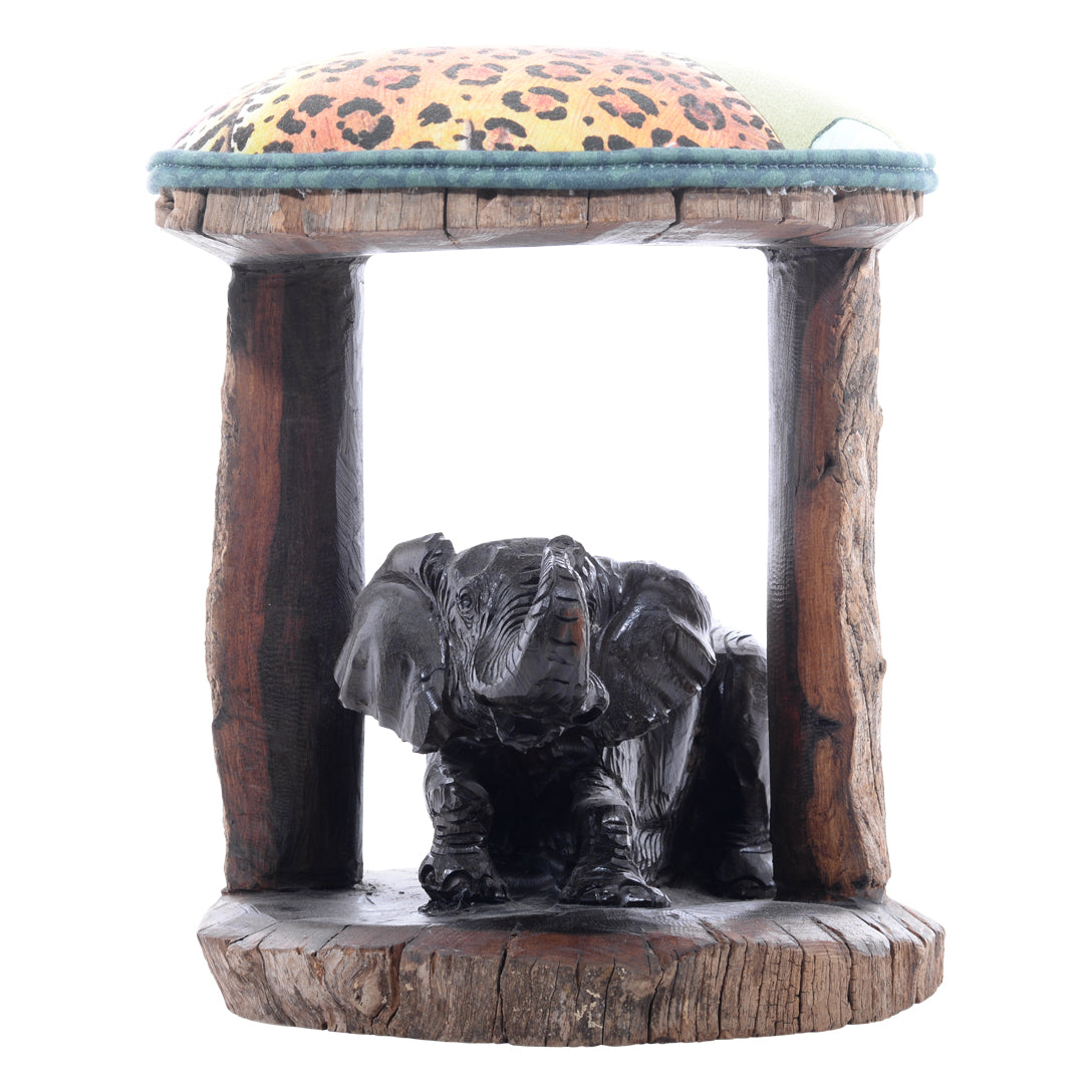 Elephant Batonga footstool