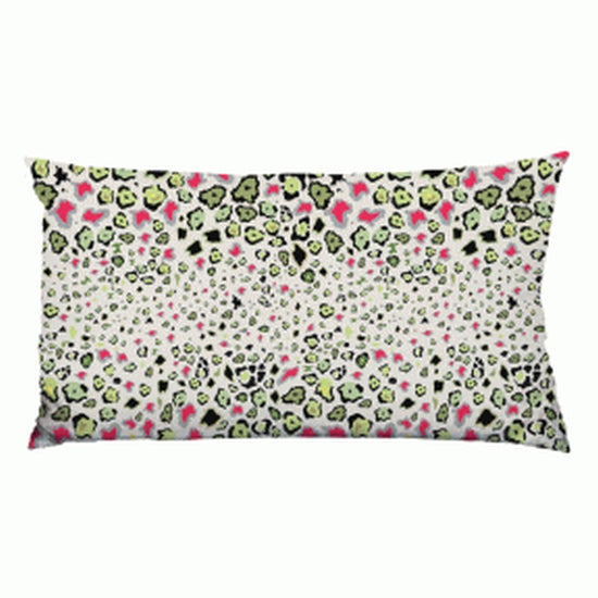 Leopard Lights Savannah Blackboard Linen Pillow