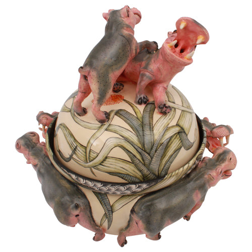 Hippo tureen