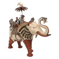 Elephant rider sculpture