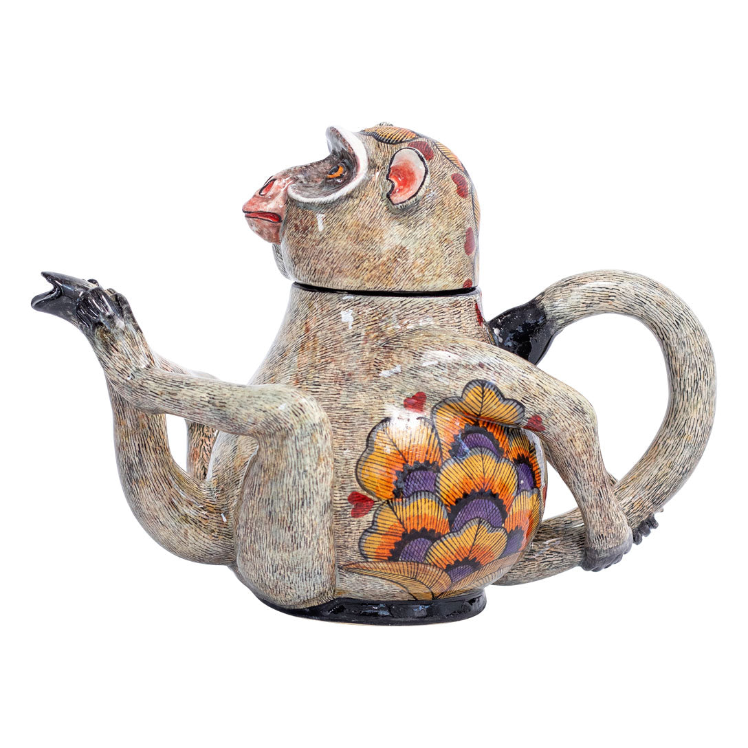 Monkey teapot