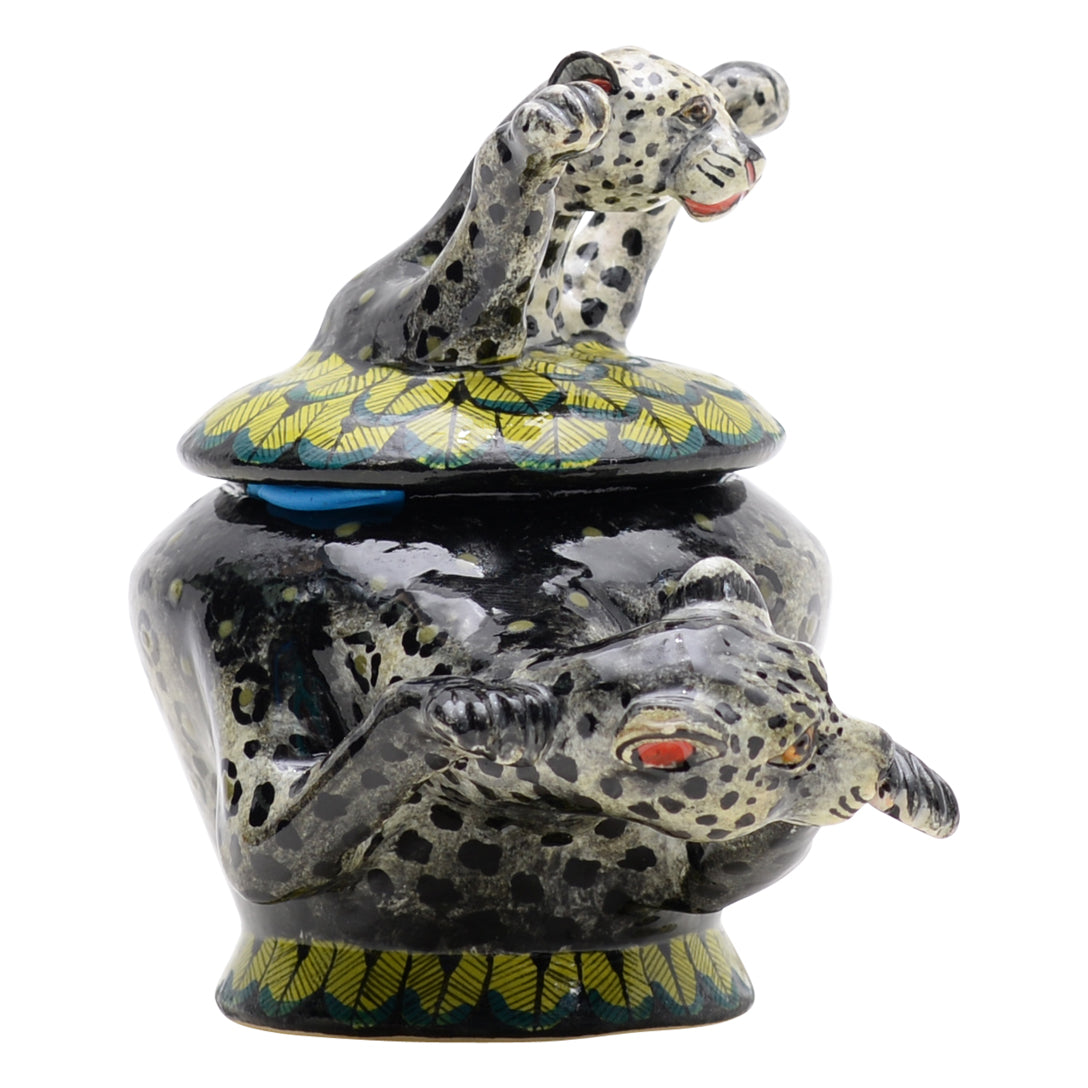 Black Leopard Jewelry Box
