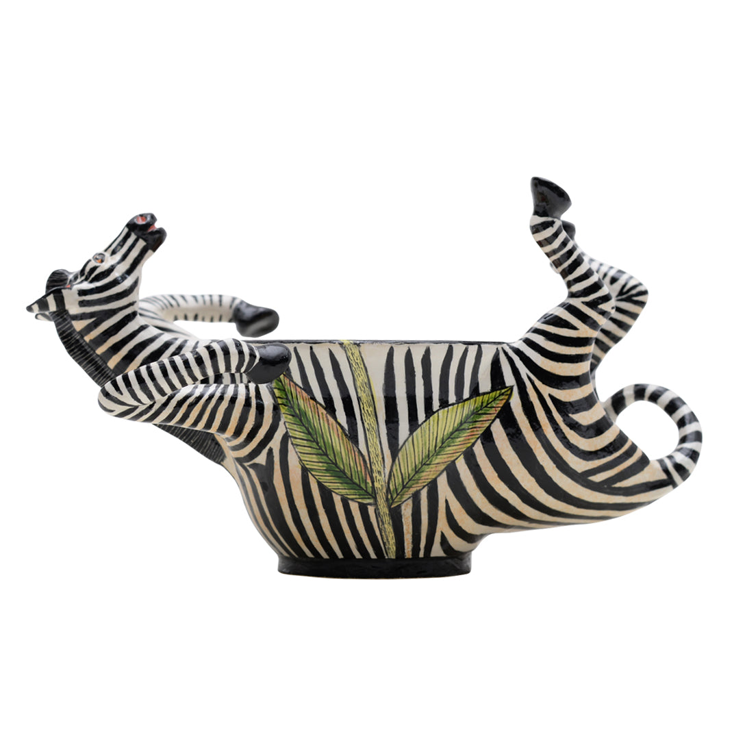 Zebra Peanut Bowl