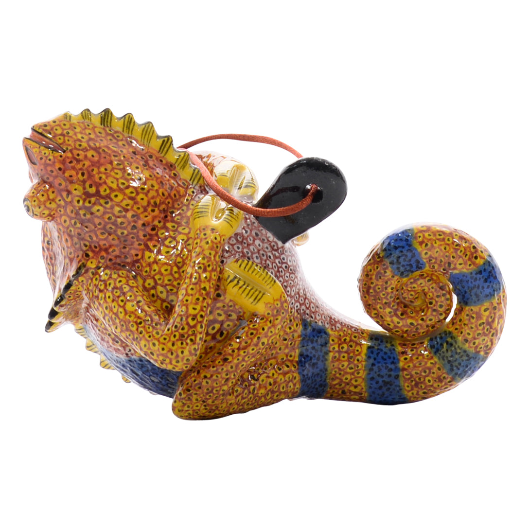 Chameleon Christmas Ball Pair