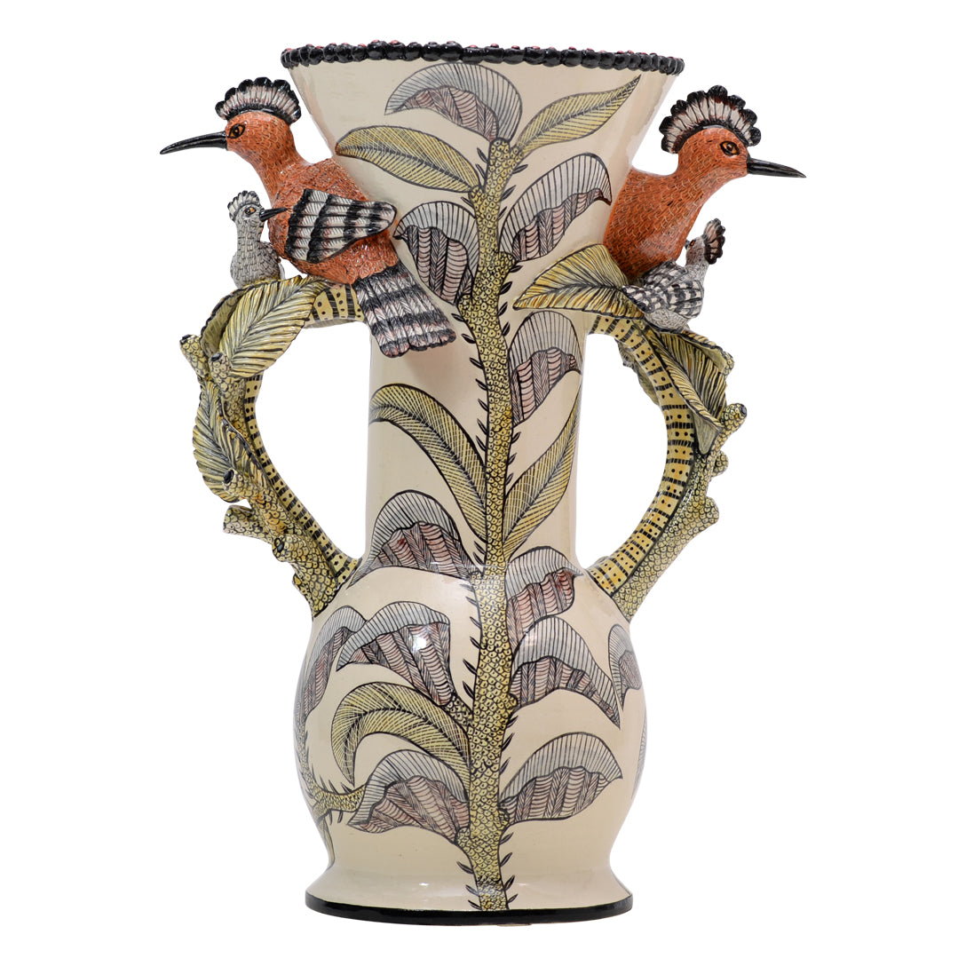 Hoopoe Vase