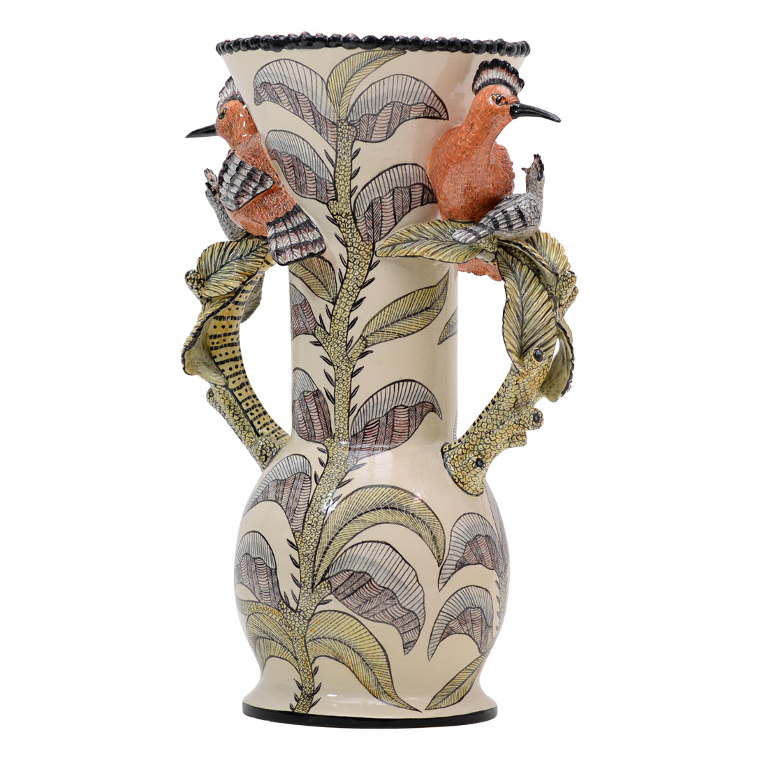 Hoopoe Vase