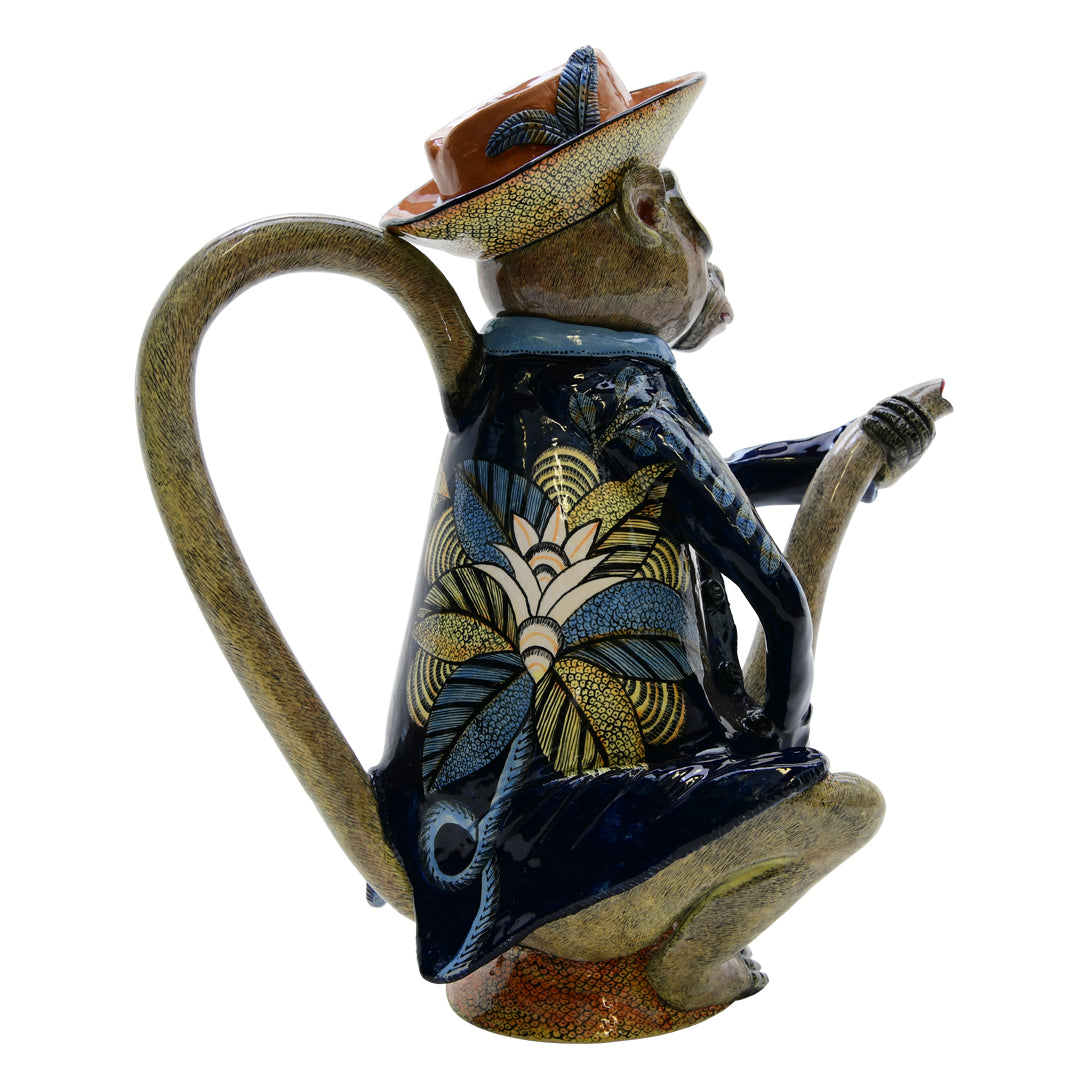 Monkey teapot