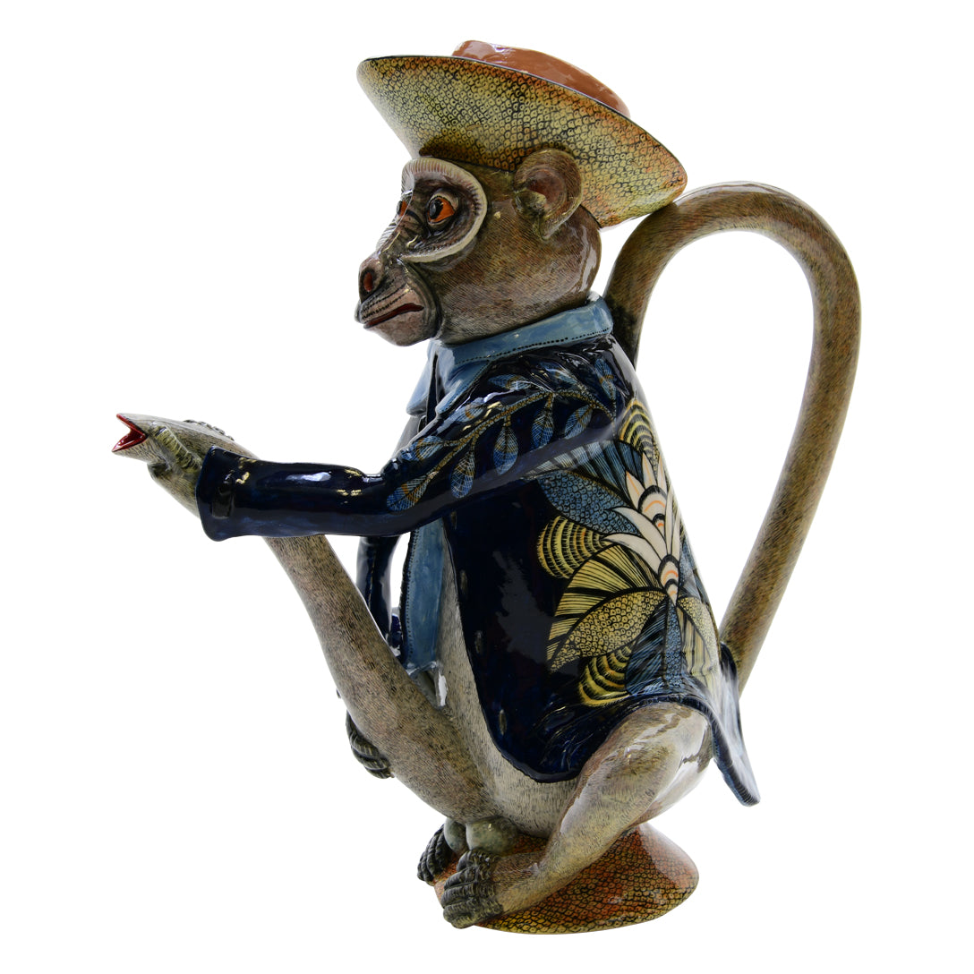 Monkey teapot