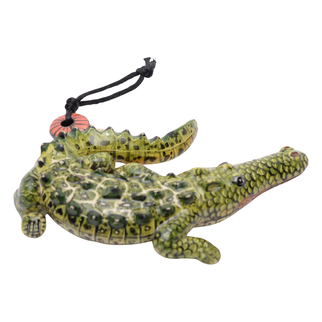 Crocodile ornament