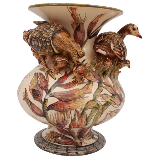 Grouse vase