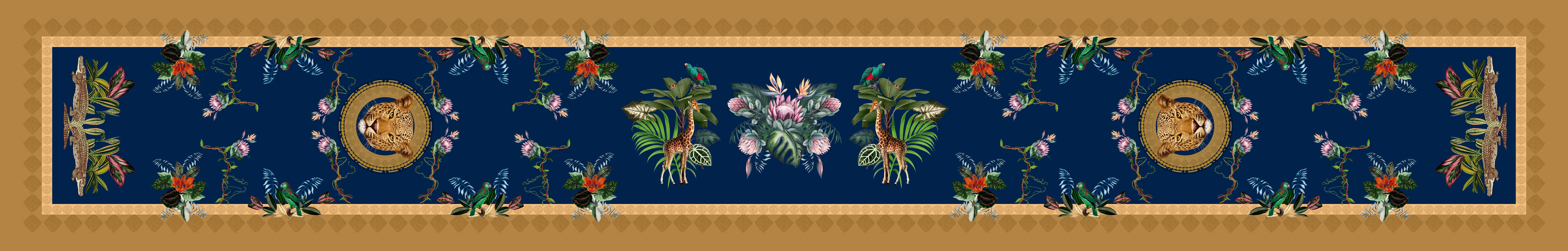 Table Runner Blue Large