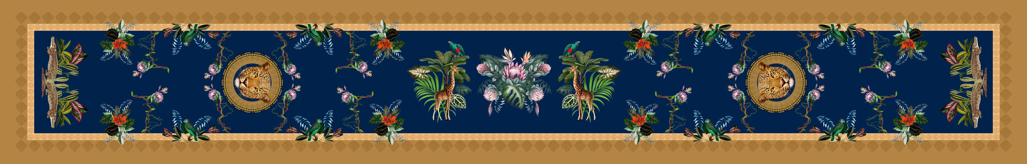 Table Runner Blue Large