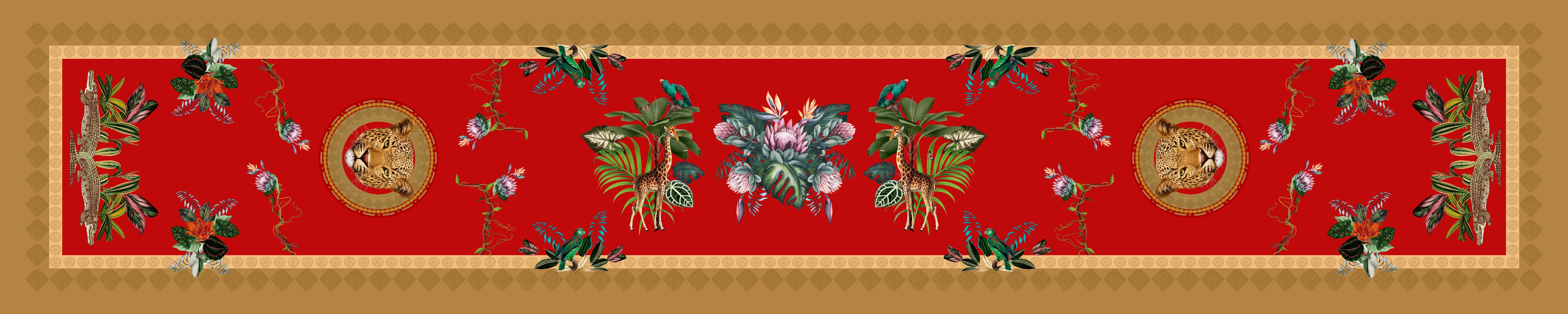 Table Runner Red Medium