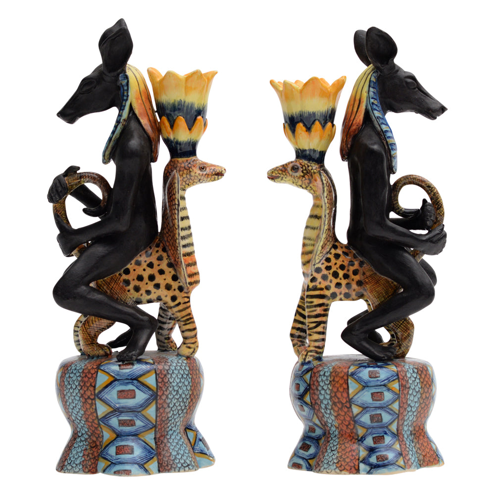 Egyptian Candle Holders
