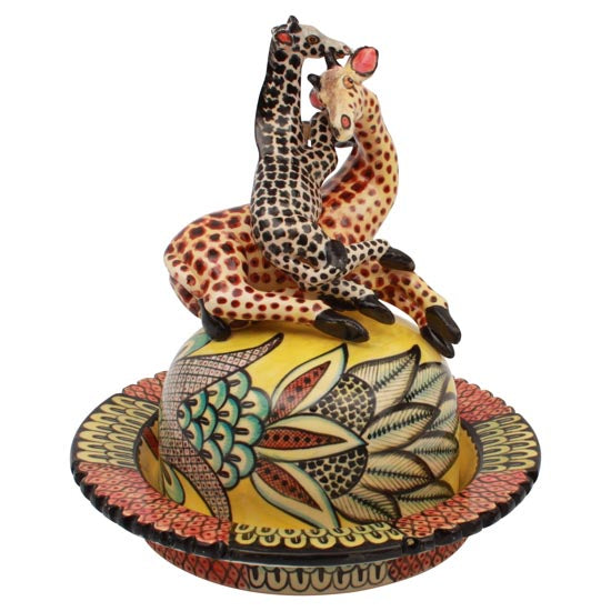 Giraffe Butter Dish