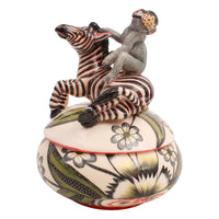 Zebra Monkey Novelty Box