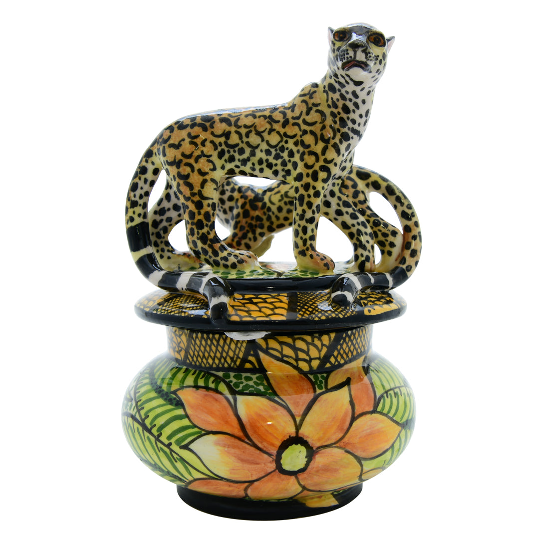 Leopard jewelry box
