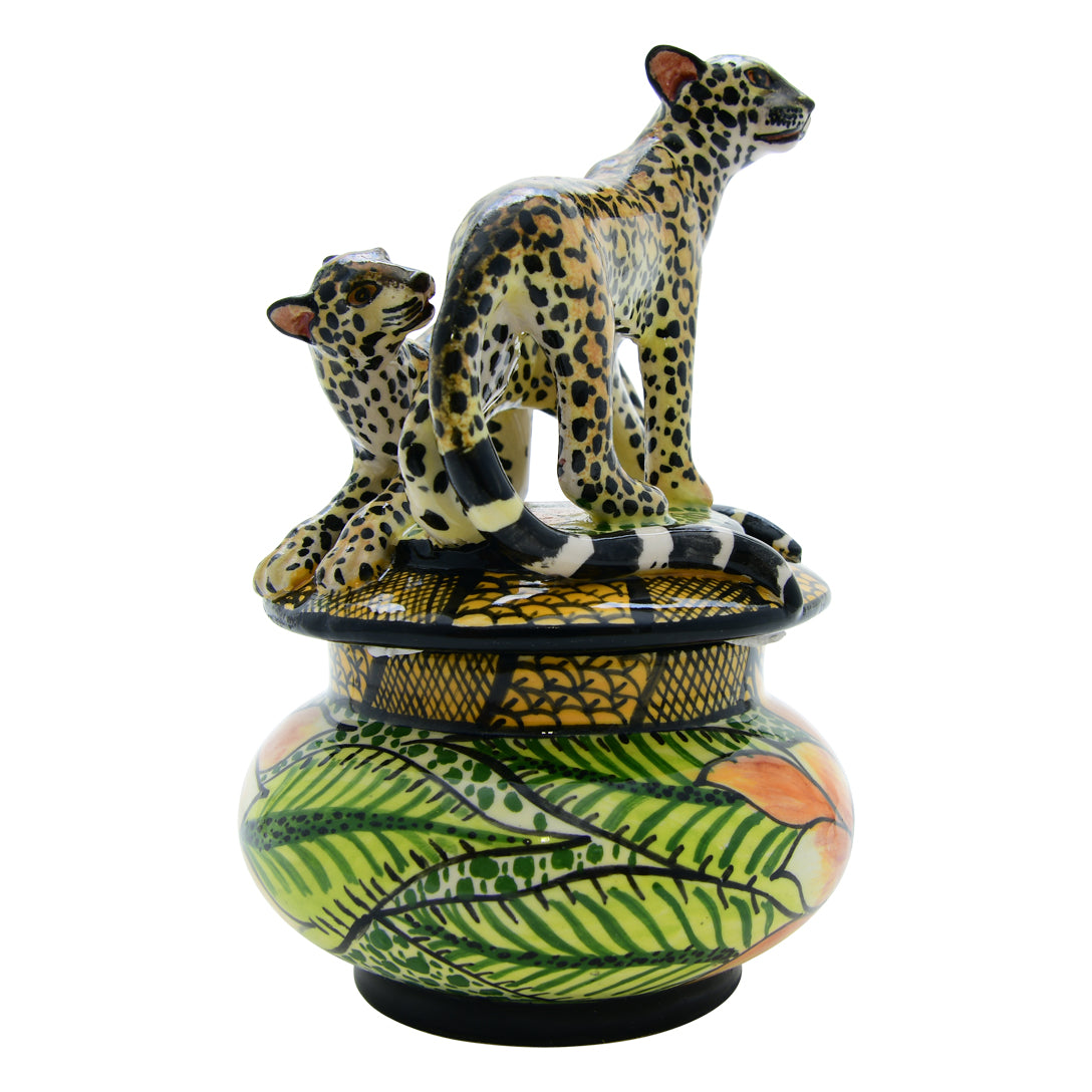 Leopard jewelry box