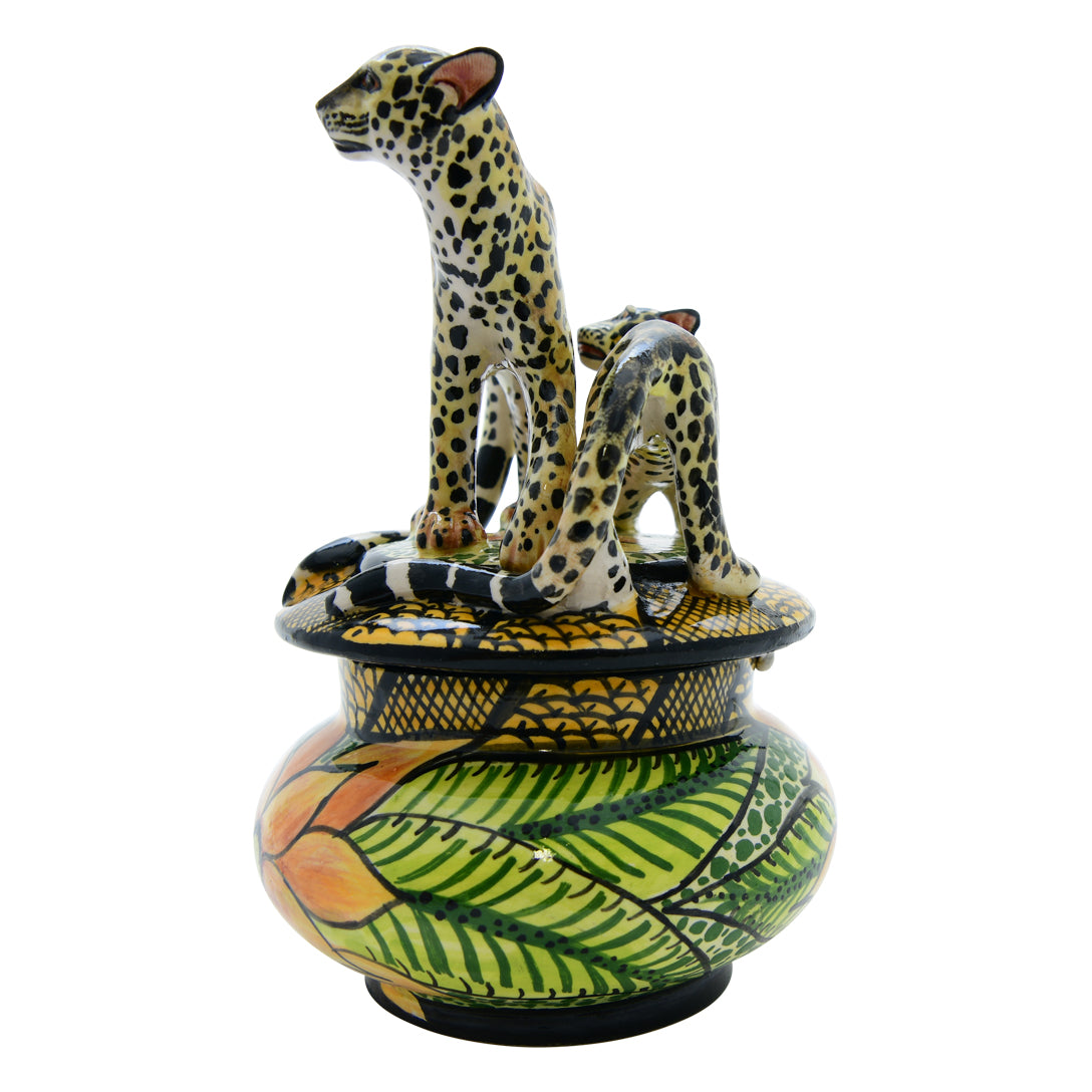 Leopard jewelry box