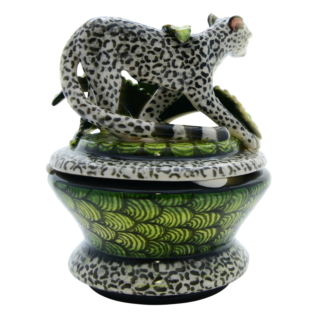 Leopard jewelry box