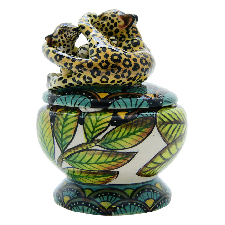 Leopard jewelry box