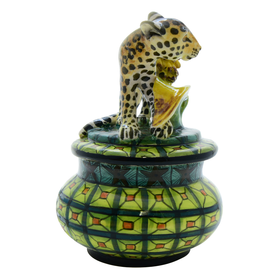 Leopard jewelry box