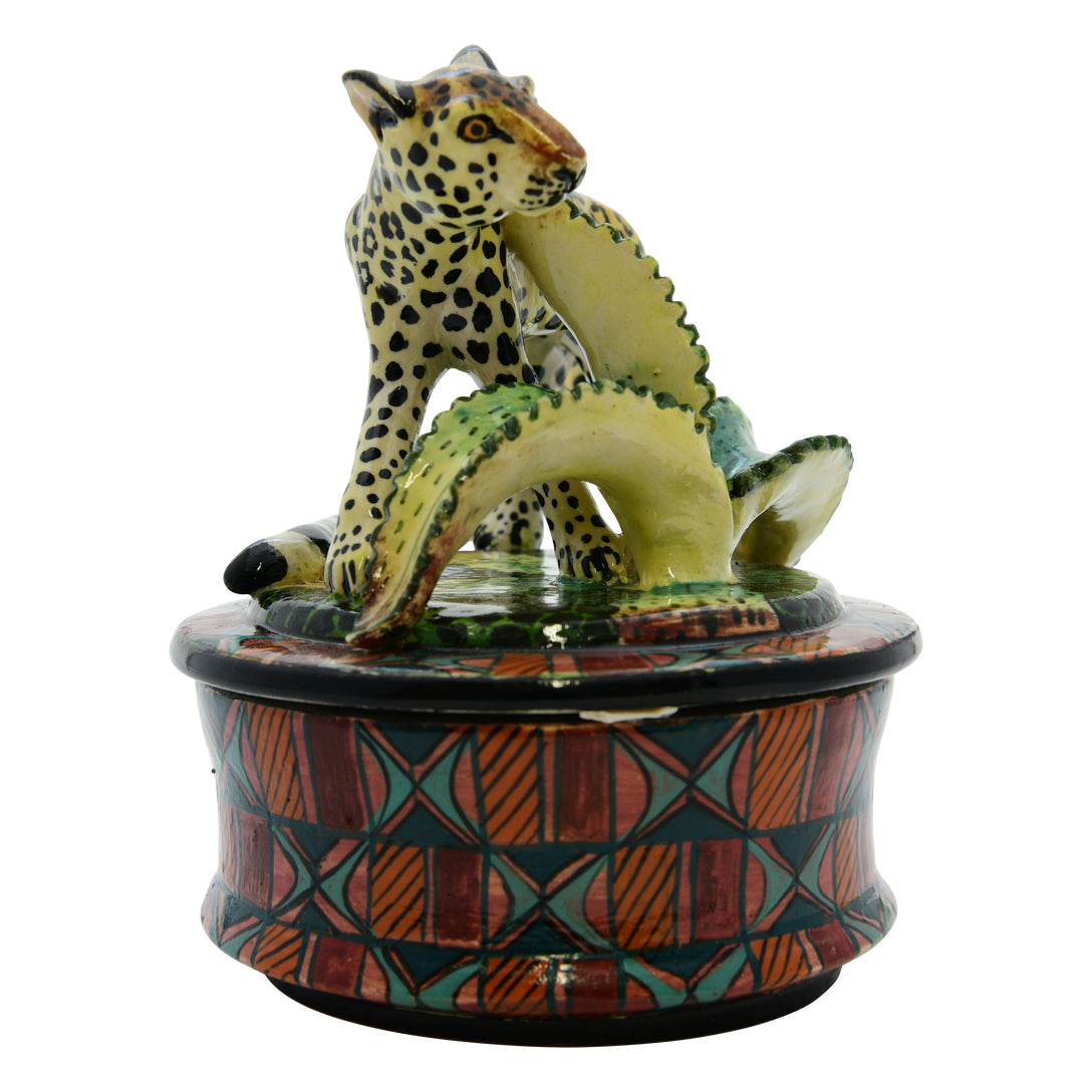 Leopard jewelry box