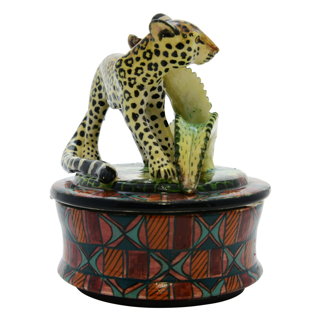 Leopard jewelry box