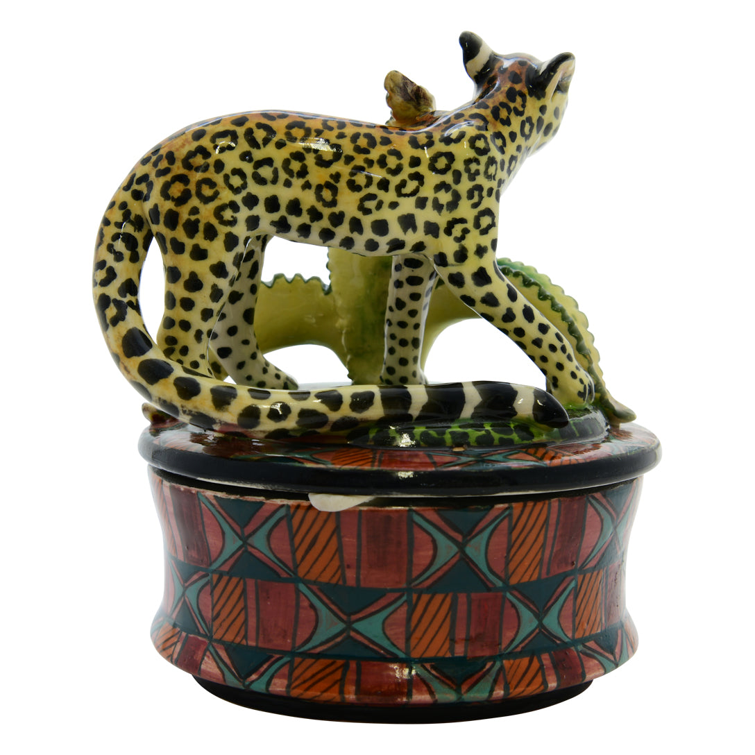 Leopard jewelry box