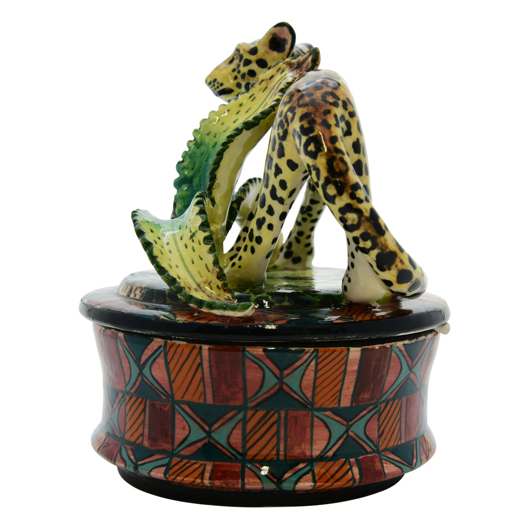 Leopard jewelry box