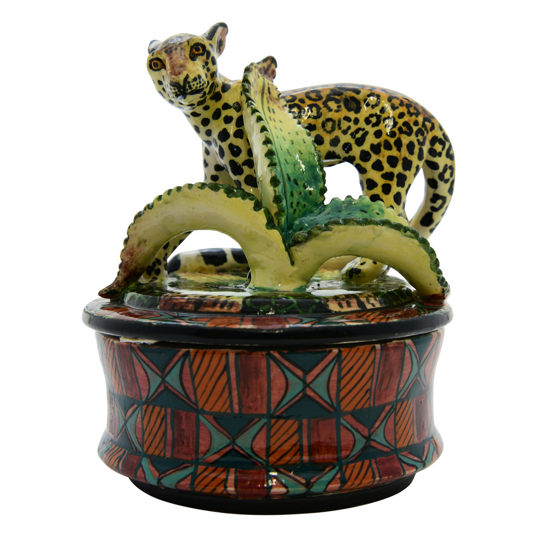 Leopard jewelry box