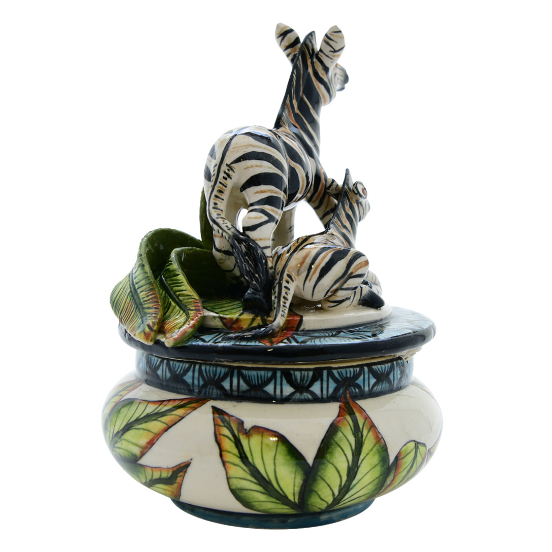 Zebra jewelry box