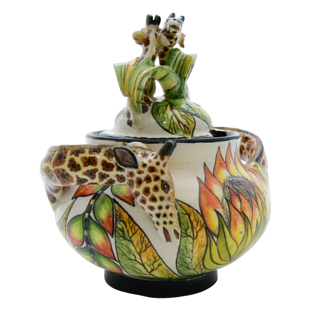 Giraffe sugar pot