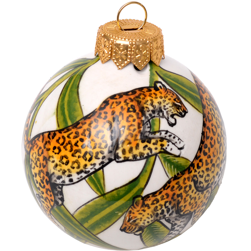 Leopard Christmas Ornament