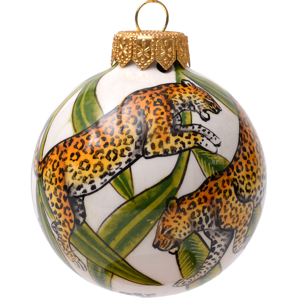 Leopard Christmas Ornament
