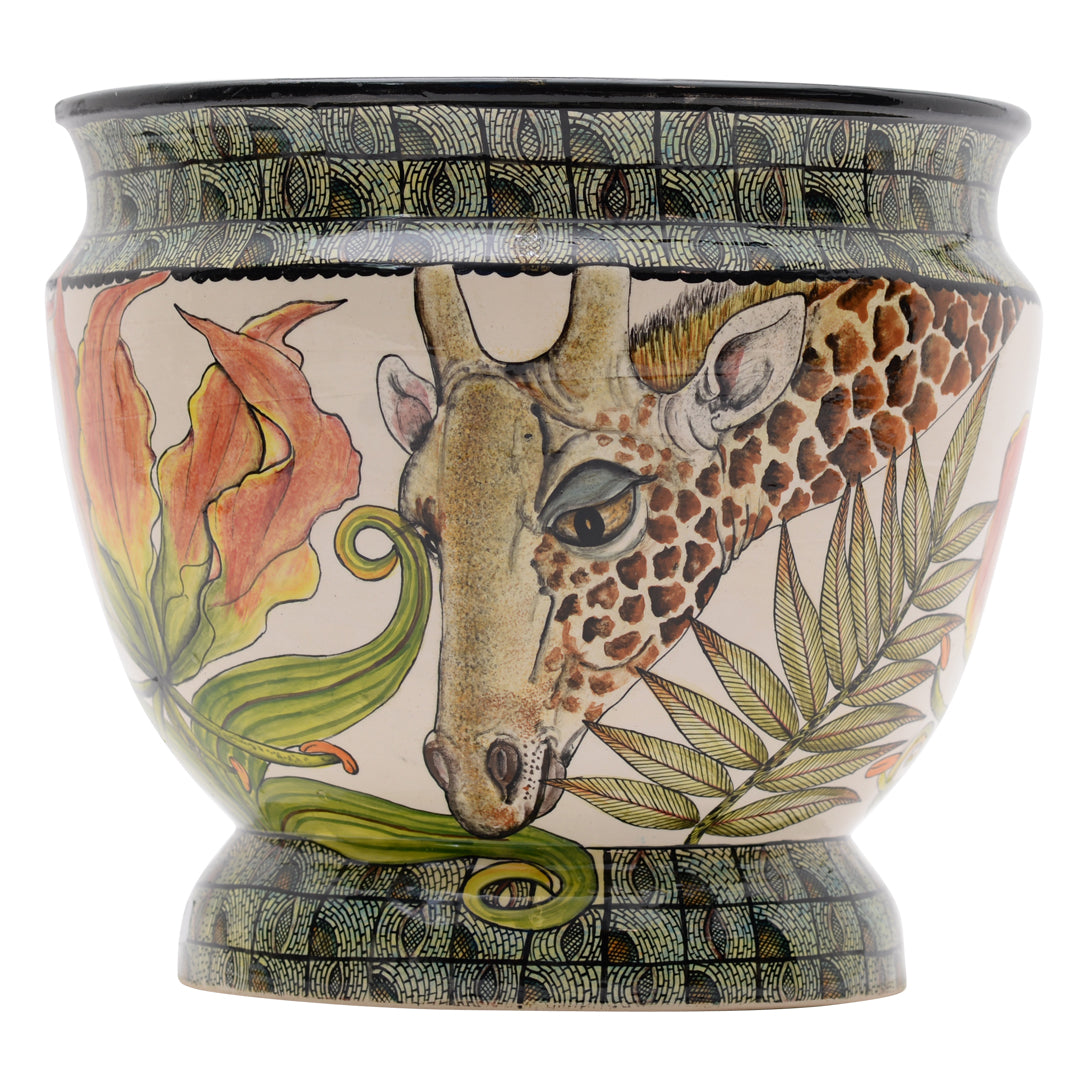 Giraffe planter