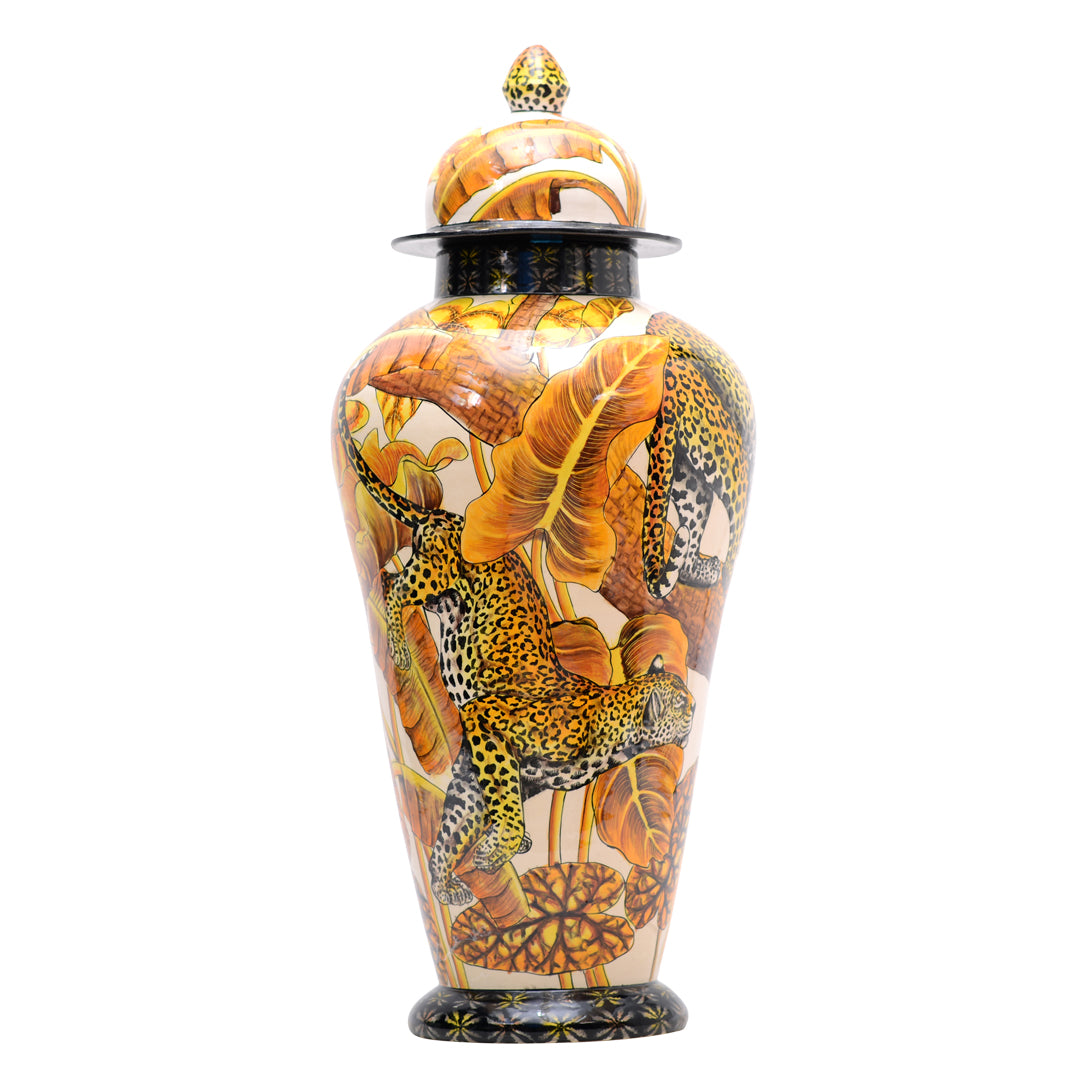 Lepoard Urn