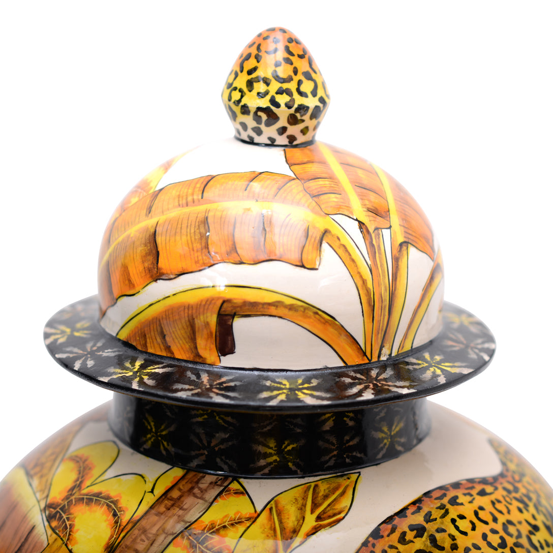 Lepoard Urn