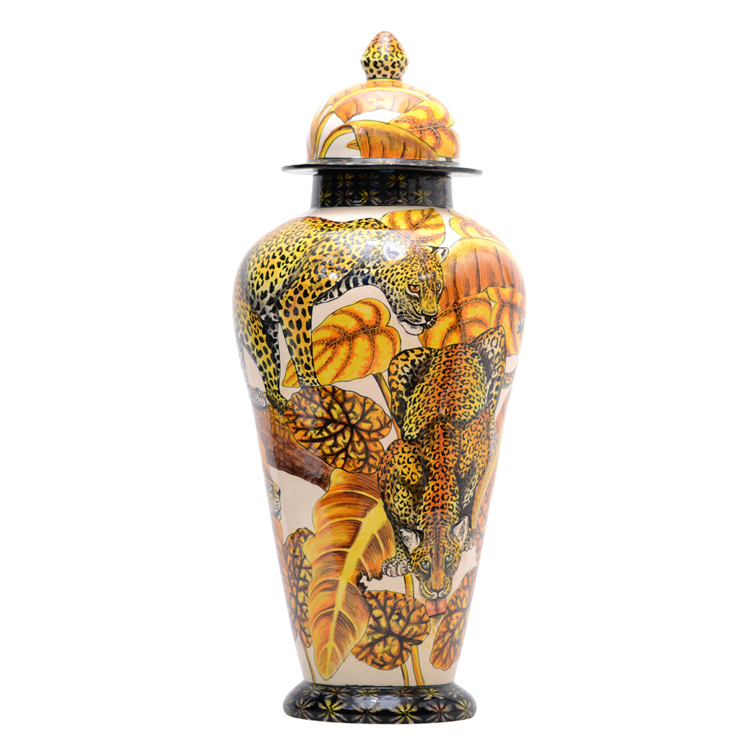 Lepoard Urn
