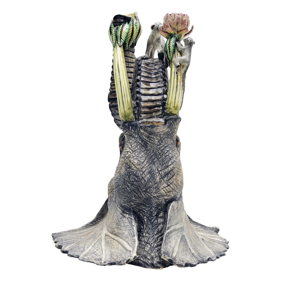 Elephant Head Candle Holders
