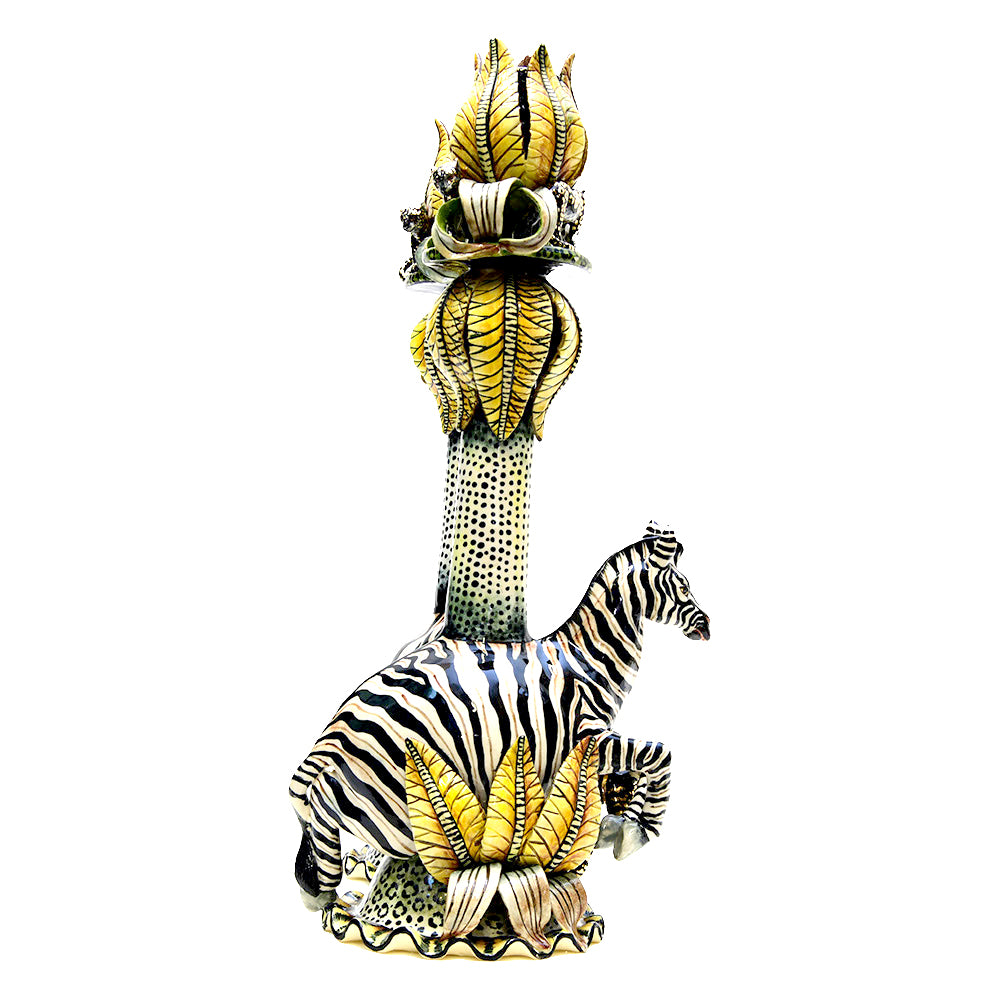 Zebra Candle Holders