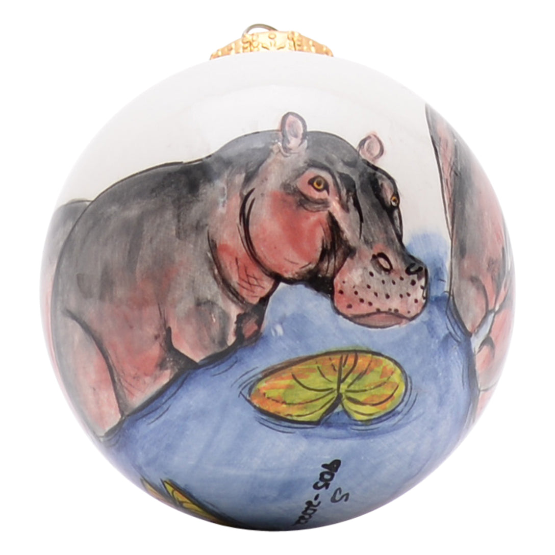 Hippo ornament