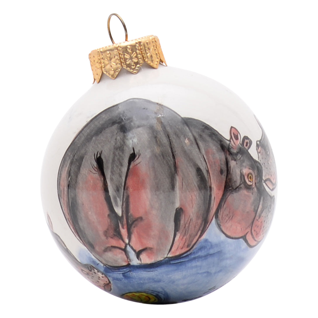 Hippo ornament