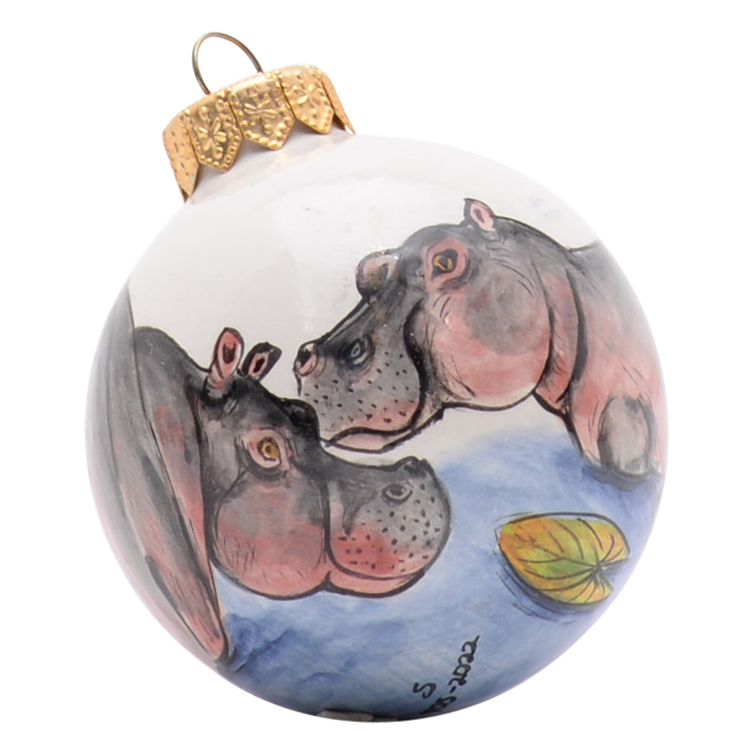 Hippo ornament