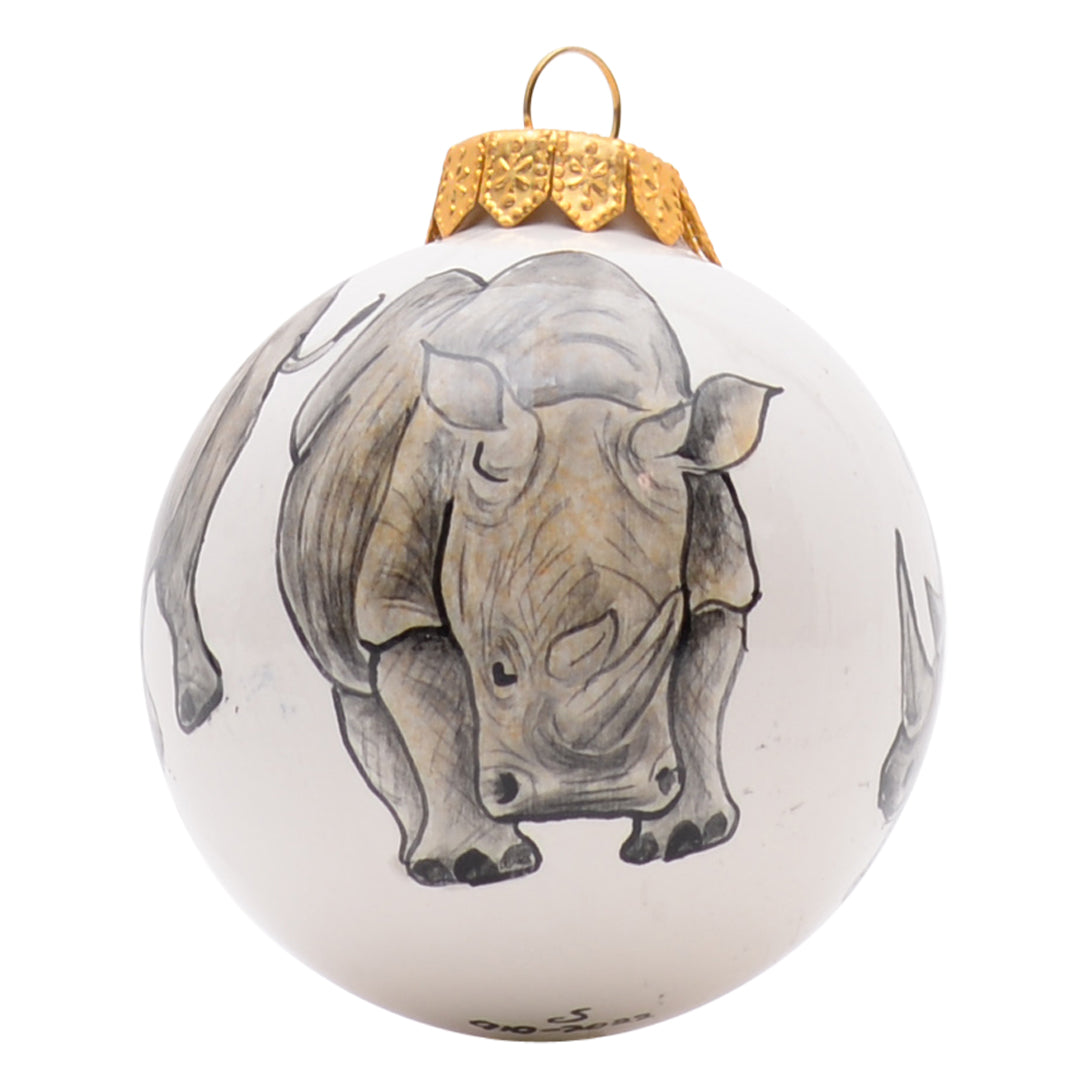 Rhino ornament