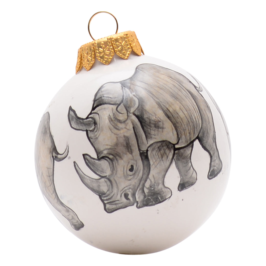 Rhino ornament