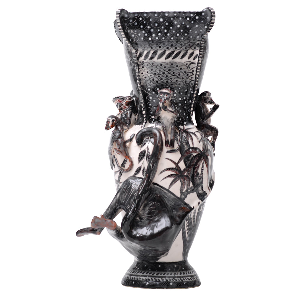 Monkey vase