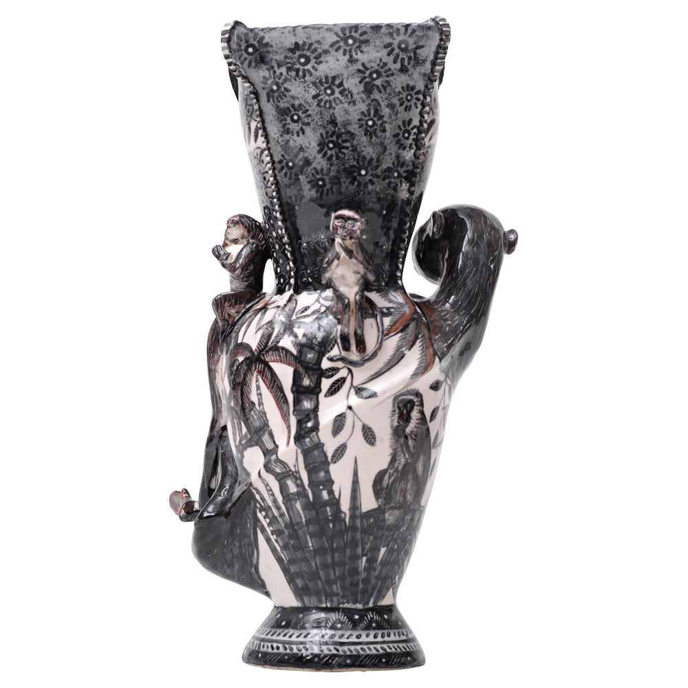 Monkey vase